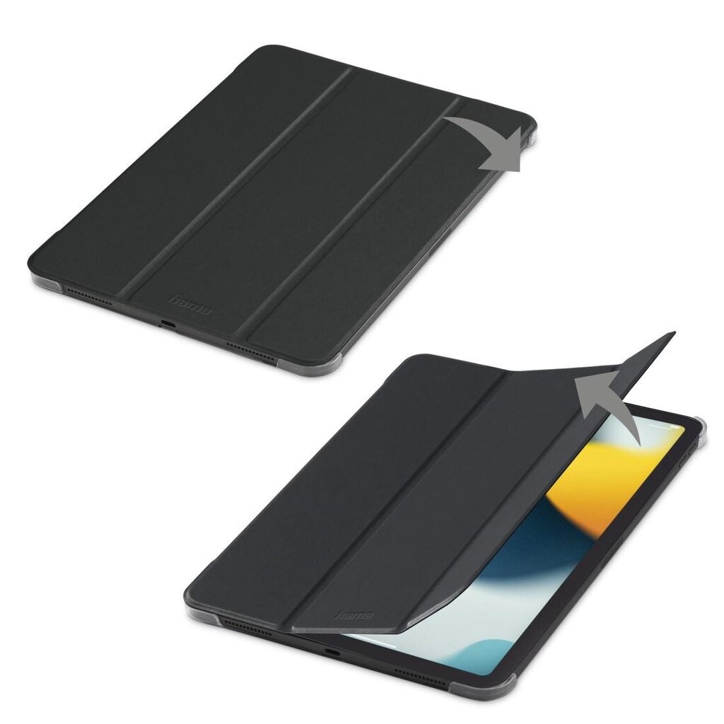 Hama Fold Clear tablettikotelo Apple iPad mini 8.3" (6. sukupolvi/2021), musta hinta ja tiedot | Tablettien kotelot ja muut tarvikkeet | hobbyhall.fi