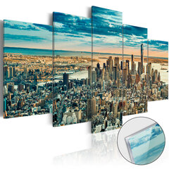 Akryylilasitaulu - NY: Dream City [Glass] hinta ja tiedot | Taulut | hobbyhall.fi