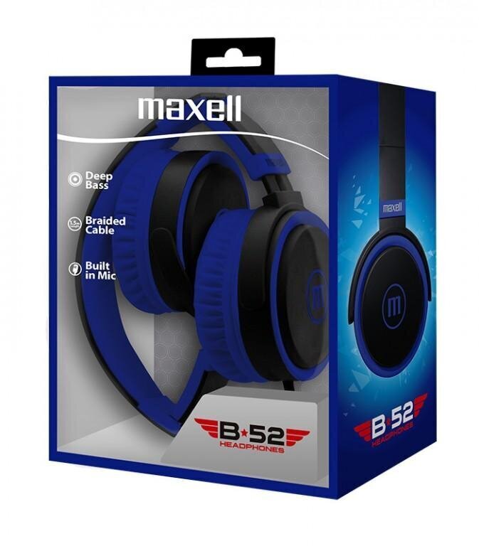 Maxell B52 Black hinta ja tiedot | Kuulokkeet | hobbyhall.fi