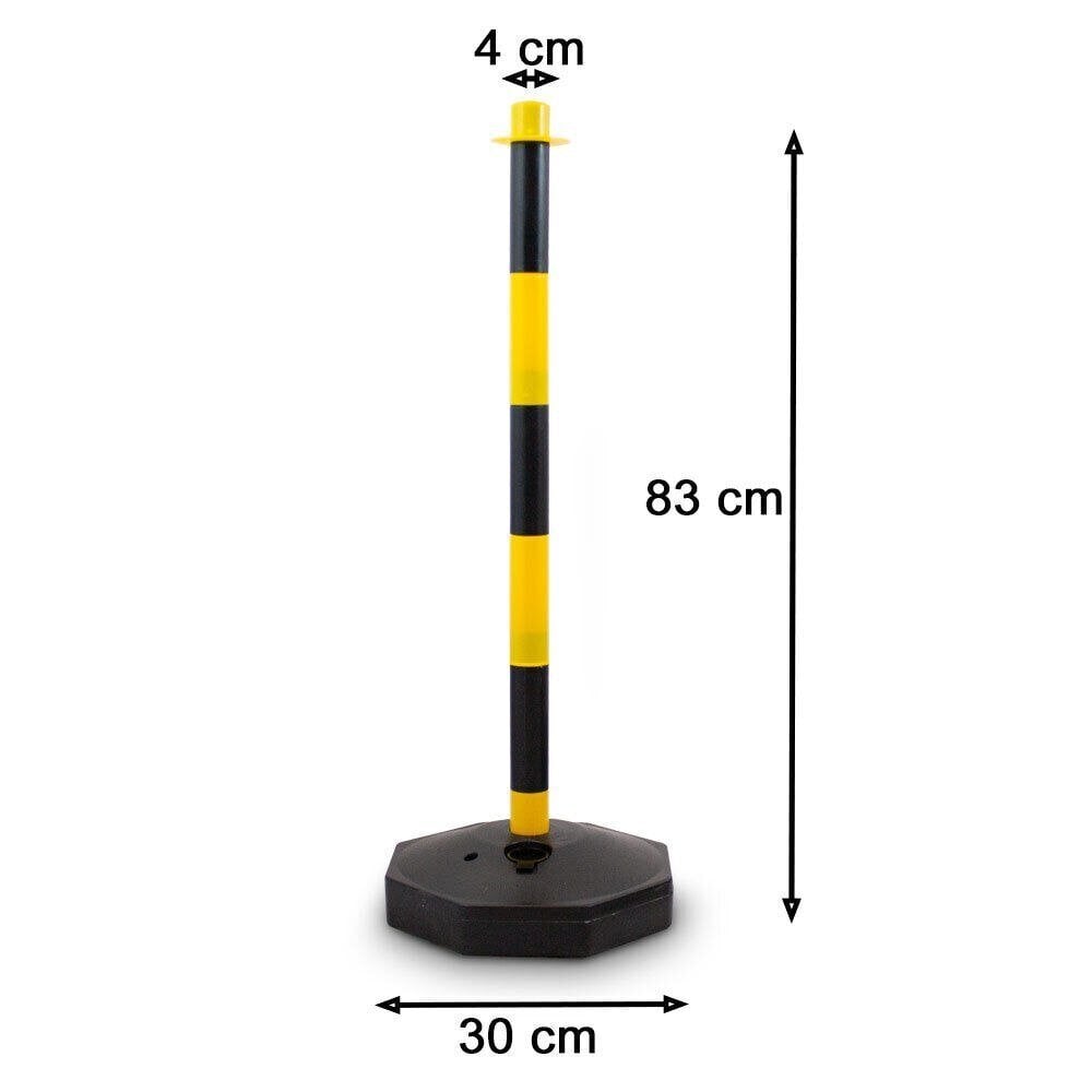 Sulkupylväät ketjulla 3x1,5 m hinta ja tiedot | Aidat ja tarvikkeet | hobbyhall.fi