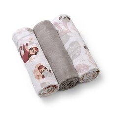 Bambukuituliinat BabyOno 397/10, harmaa, 3 kpl hinta ja tiedot | Vauvan hoitoalustat ja tekstiilit | hobbyhall.fi