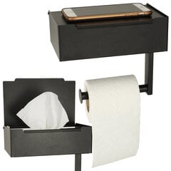 WC-paperiteline 3in1 K67, musta hinta ja tiedot | Kylpyhuoneen sisustus | hobbyhall.fi