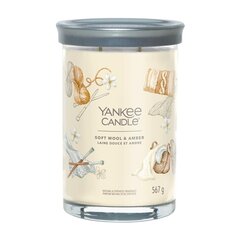 Yankee Candle tuoksukynttilä Soft Wool and Amber 567g hinta ja tiedot | Kynttilät ja kynttilänjalat | hobbyhall.fi