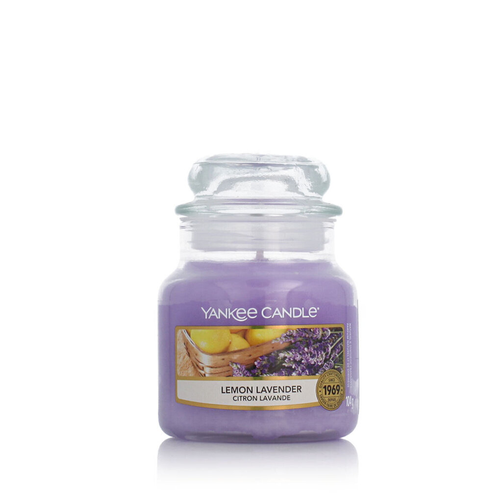 Yankee Candle tuoksukynttilä Lemon Lavender, 104 g hinta ja tiedot | Kynttilät ja kynttilänjalat | hobbyhall.fi