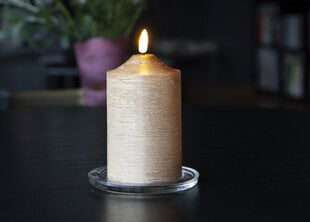 LED kynttilä Flamme, kullanvärinen hinta ja tiedot | Kynttilät ja kynttilänjalat | hobbyhall.fi