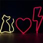 LED Neon lamp HEART red battery/USB hinta ja tiedot | Upotettavat valaisimet ja LED-valaisimet | hobbyhall.fi