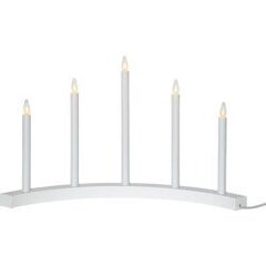 LED-kynttelikkö Accent, valkoinen hinta ja tiedot | Kynttilät ja kynttilänjalat | hobbyhall.fi