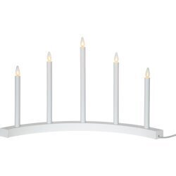 LED-kynttelikkö Accent, valkoinen hinta ja tiedot | Kynttilät ja kynttilänjalat | hobbyhall.fi