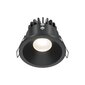 Maytoni Technical Downlight Zoom DL034-01-06W3K-D-B Musta hinta ja tiedot | Upotettavat valaisimet ja LED-valaisimet | hobbyhall.fi