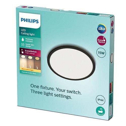 Plafoniera LED Philips Superslim CL550,, "000008719514327207" (väriväri 2,00 lei) hinta ja tiedot | Kattovalaisimet | hobbyhall.fi