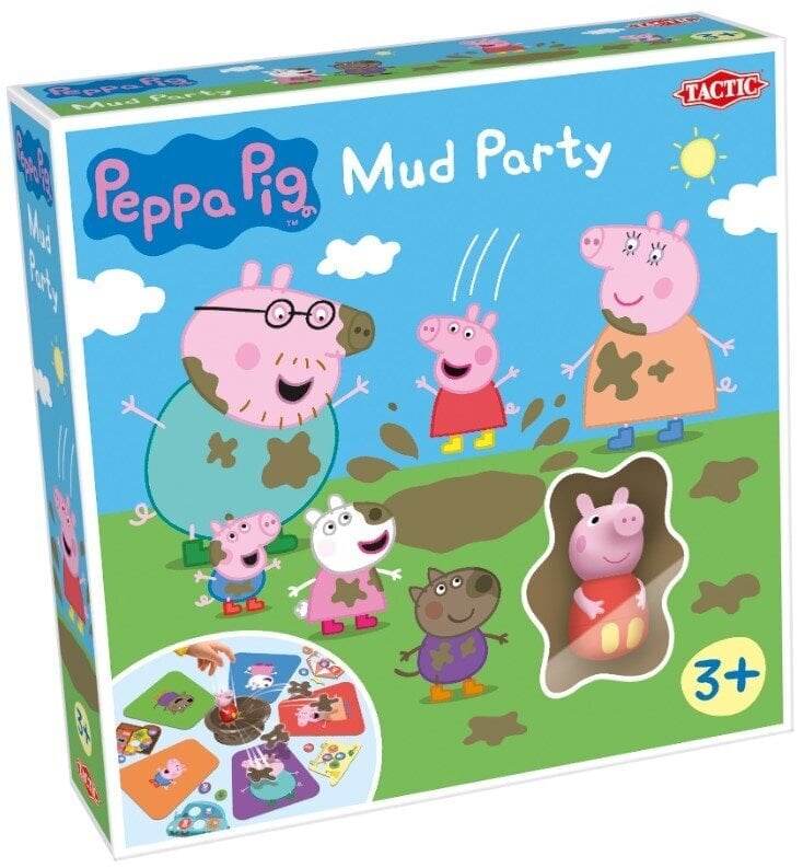 Tactic Peppa Pig Game Mud Fun 58359 hinta ja tiedot | Lautapelit ja älypelit | hobbyhall.fi