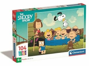 Clementoni palapeli 104 SuperKolor Peanuts 27266 hinta ja tiedot | Palapelit | hobbyhall.fi