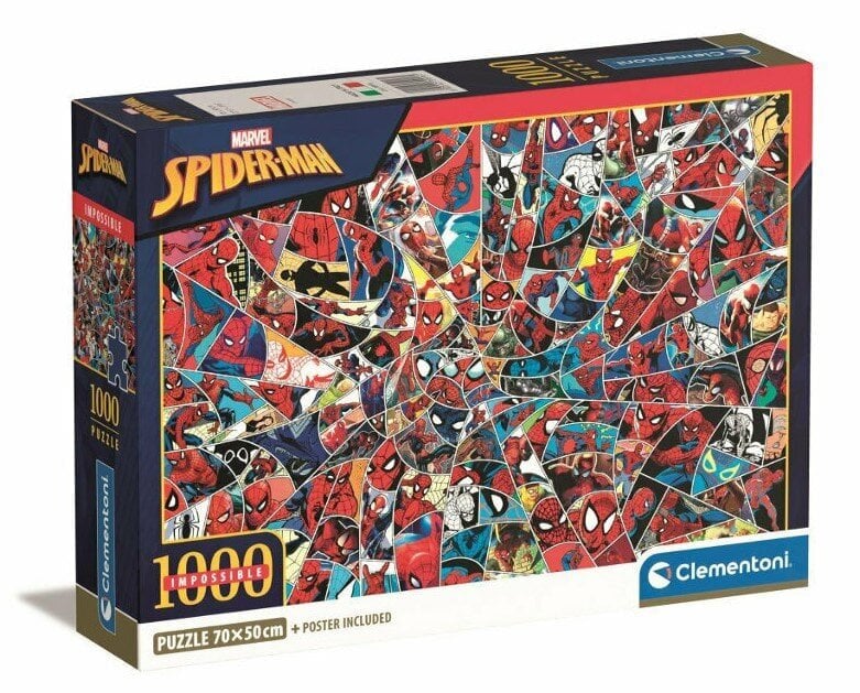 Clementoni palapeli 1000 Compact SpiderMan 39916 hinta ja tiedot | Palapelit | hobbyhall.fi