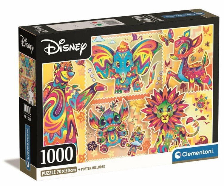 Clementoni palapeli 1000 Compact Disney Classic 39917 hinta ja tiedot | Palapelit | hobbyhall.fi