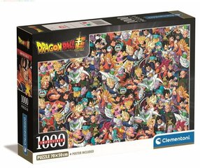 Clementoni palapeli 1000 Compact Anime DragonBall 39918 hinta ja tiedot | Palapelit | hobbyhall.fi