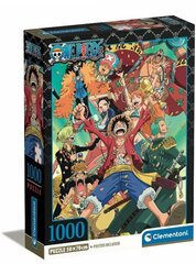Clementoni palapeli 1000 Compact Anime OnePiece 39921 hinta ja tiedot | Palapelit | hobbyhall.fi