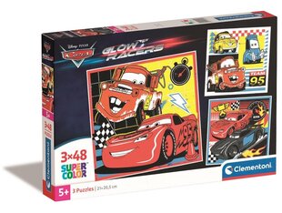 CLE-pulma 3x48 SuperKolor CarsGlowRacers 25309 hinta ja tiedot | Palapelit | hobbyhall.fi