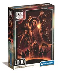 Clementoni palapeli 1000 Compact Netflix Rebel Moon 39866 hinta ja tiedot | Palapelit | hobbyhall.fi