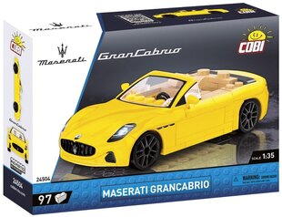 Cobi MASERATI 2024 GranCabrio 102kl 24504 hinta ja tiedot | LEGOT ja rakennuslelut | hobbyhall.fi