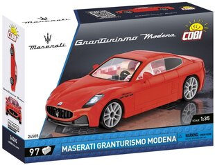 Cobi MASERATI 2024 GranTurismo Modena 97kl 24505 hinta ja tiedot | LEGOT ja rakennuslelut | hobbyhall.fi