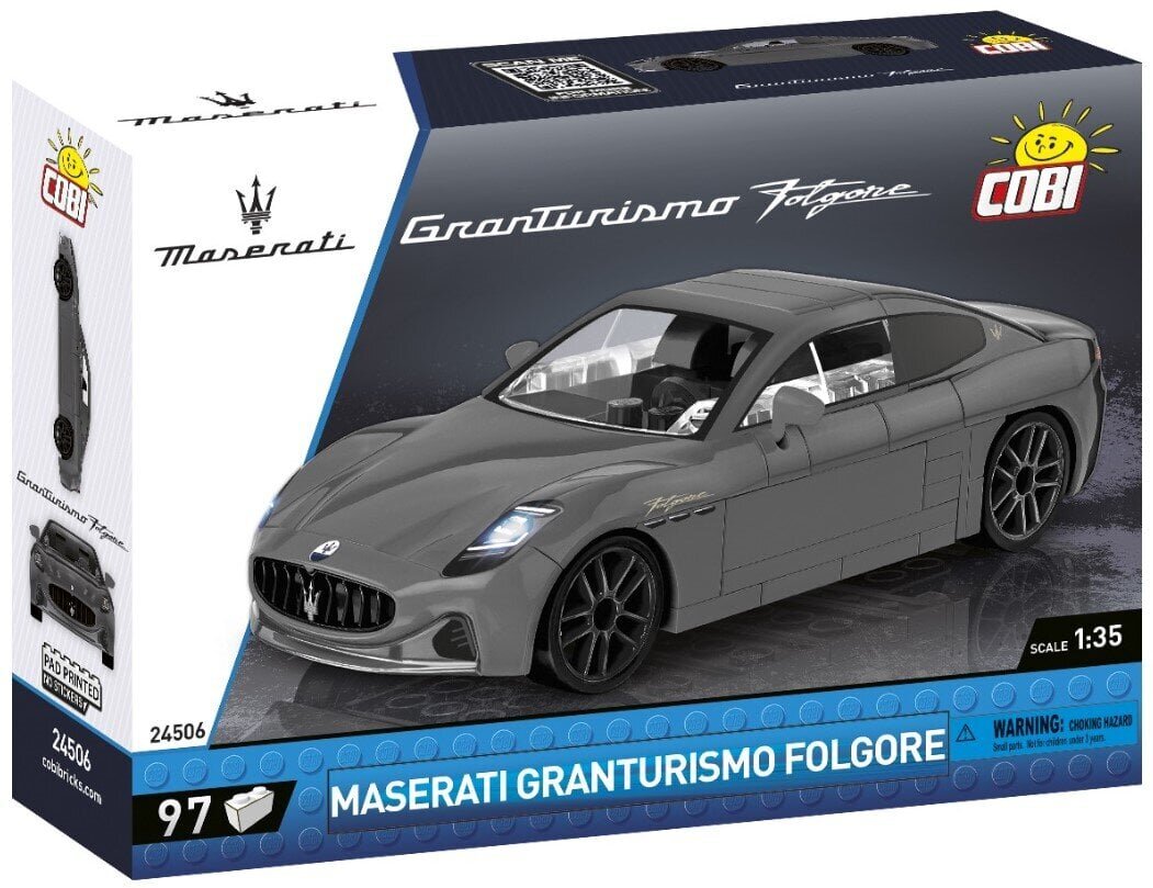 Cobi MASERATI 2024 GranTurism Folgore 97kl 24506 hinta ja tiedot | LEGOT ja rakennuslelut | hobbyhall.fi