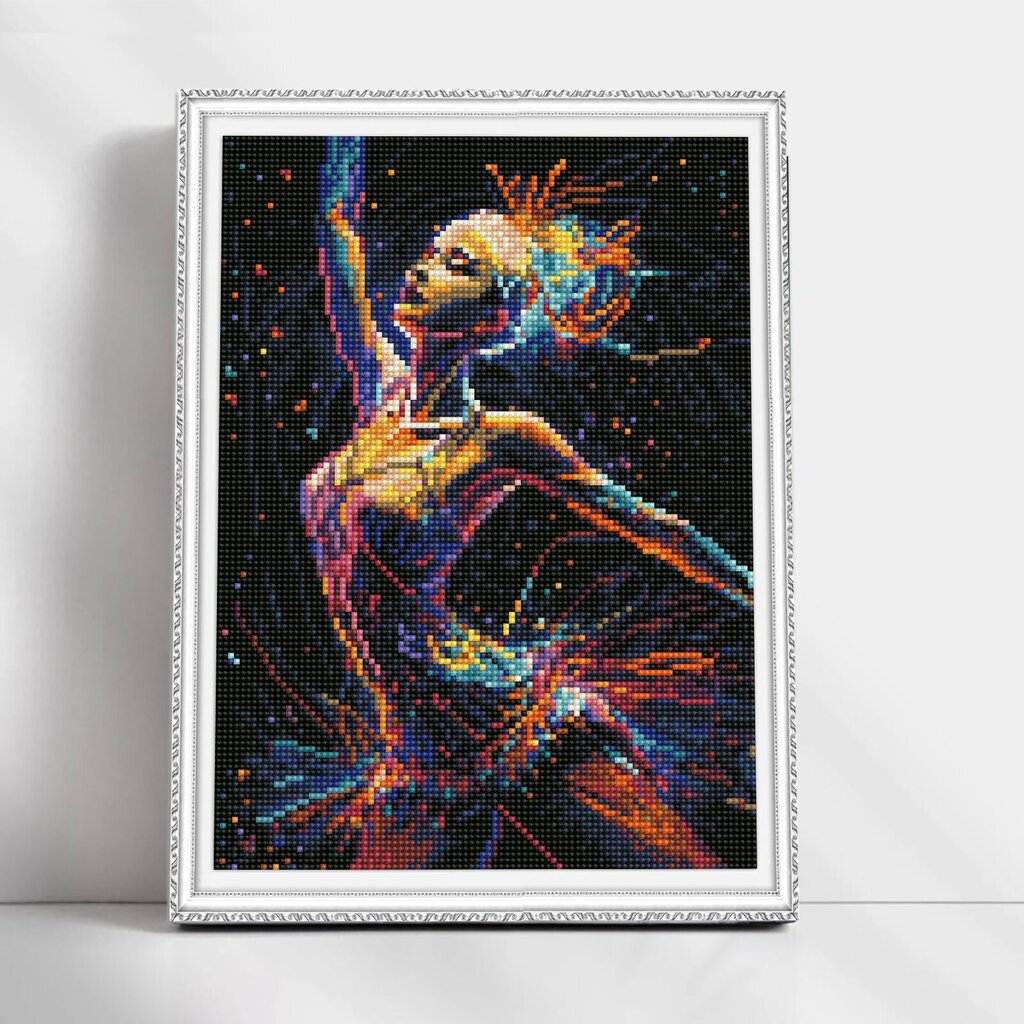 Timanttimosaiikki Varvikas - Dance energy LE152e 30x40 cm hinta ja tiedot | Timanttimaalaukset | hobbyhall.fi