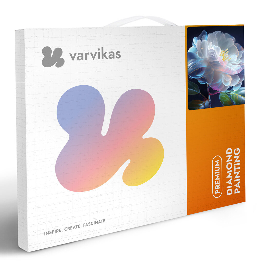 Timanttimosaiikki Varvikas - Peony bloom LG335e 40x50 cm hinta ja tiedot | Timanttimaalaukset | hobbyhall.fi