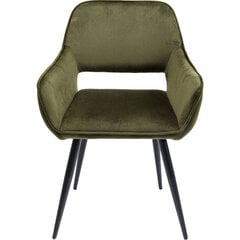 Tuoli käsinojilla San Francisco tummanvihreä hinta ja tiedot | Ruokapöydän tuolit | hobbyhall.fi