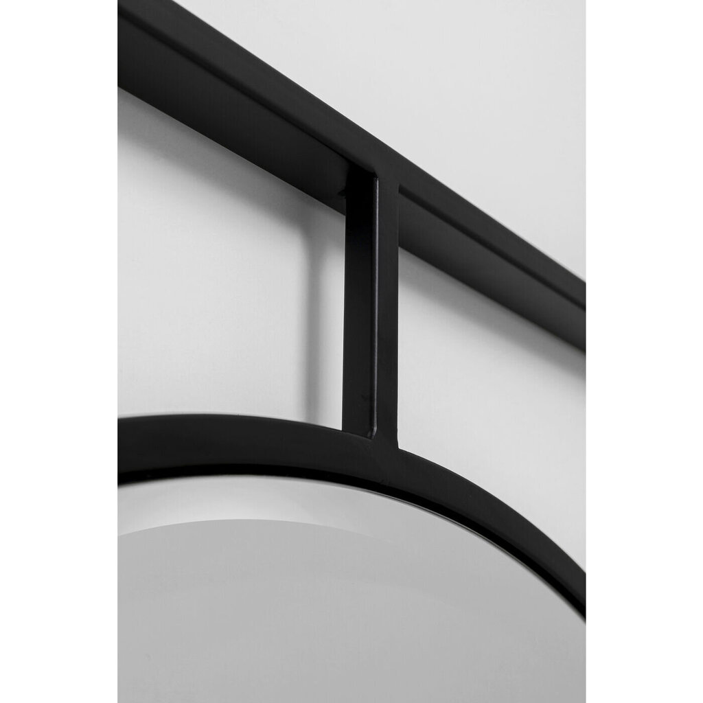 Seinäpeili Stanford Frame Matt Black Ø90cm hinta ja tiedot | Peilit | hobbyhall.fi