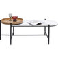 Sohvapöytä Layered 128x55cm hinta ja tiedot | Sohvapöydät | hobbyhall.fi
