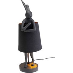Pöytälamppu, Rabbit, Matt Musta 50cm hinta ja tiedot | Pöytävalaisimet | hobbyhall.fi