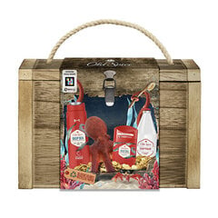 Sarja Old Spise Treasure Chest miehille: deodorantti Deep Sea, 50 ml + suihkugeeli Deep Sea, 250 ml + partavesi Captain, 100 ml + puinen laatikko hinta ja tiedot | Old Spice Vartalonhoito | hobbyhall.fi