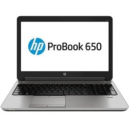 HP ProBook 650 G1 Intel Core i5-4210M 8/256 GB SSD Win 10 Pro hinta ja tiedot | Kannettavat tietokoneet | hobbyhall.fi