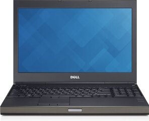 Dell Precision M4800 Intel Core i7-4800MQ 8/256 GB SSD Win 10 Pro hinta ja tiedot | Kannettavat tietokoneet | hobbyhall.fi