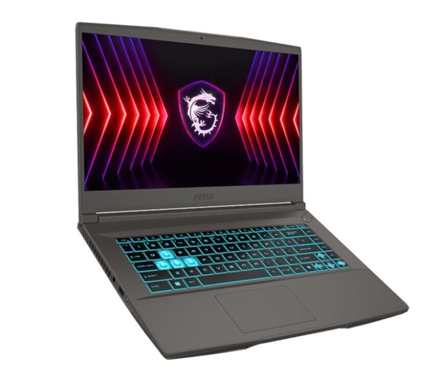 MSI Thin A15 B7VE-002NL AMD Ryzen 7 7735HS 16GB 512SSD NVIDIA GeForce RTX 4050 W11H Grey hinta ja tiedot | Kannettavat tietokoneet | hobbyhall.fi