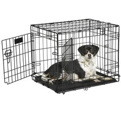 Ferplast Koiranhäkki Dog-Inn 60 64,1x44,7x49,2 cm harmaa hinta ja tiedot | Kuljetushäkit ja kuljetuslaatikot | hobbyhall.fi