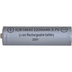 Ladattava akku 1 kpl. 18650 3.7V 2200mah Li-ion 478-05