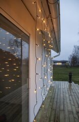 Valoverho kultainen 120LED Serie LED Kultainen Lämmin valkoinen 594-25 hinta ja tiedot | Jouluvalot | hobbyhall.fi