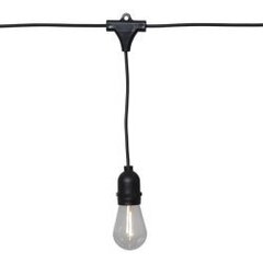 Lamppusarja musta 10 LED 1,8W 360x30cm Valonauha 476-94 hinta ja tiedot | Jouluvalot | hobbyhall.fi