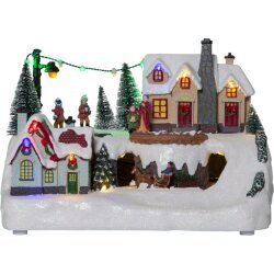 LED jouluvalokoristeet paristoilla 0,48W 29x20cm Deerville 992-32 hinta ja tiedot | Joulukoristeet | hobbyhall.fi