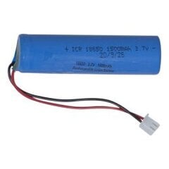 Ladattava akku 18650 3.7V 1500mAh Li-ion 1.8x6.7cm 478-06 hinta ja tiedot | Paristot | hobbyhall.fi