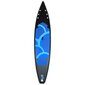 SUP-lauta melalla, Omimar, musta/sininen, 380x79x15 cm hinta ja tiedot | SUP-laudat | hobbyhall.fi