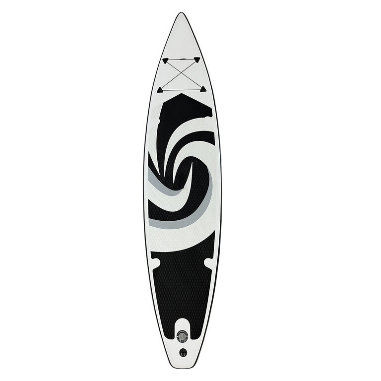 SUP-lauta melalla, Omimar, musta/sininen, 380x79x15 cm hinta ja tiedot | SUP-laudat | hobbyhall.fi