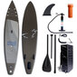 SUP-lauta melalla, Omimar, harmaa, 380x79x15 cm hinta ja tiedot | SUP-laudat | hobbyhall.fi