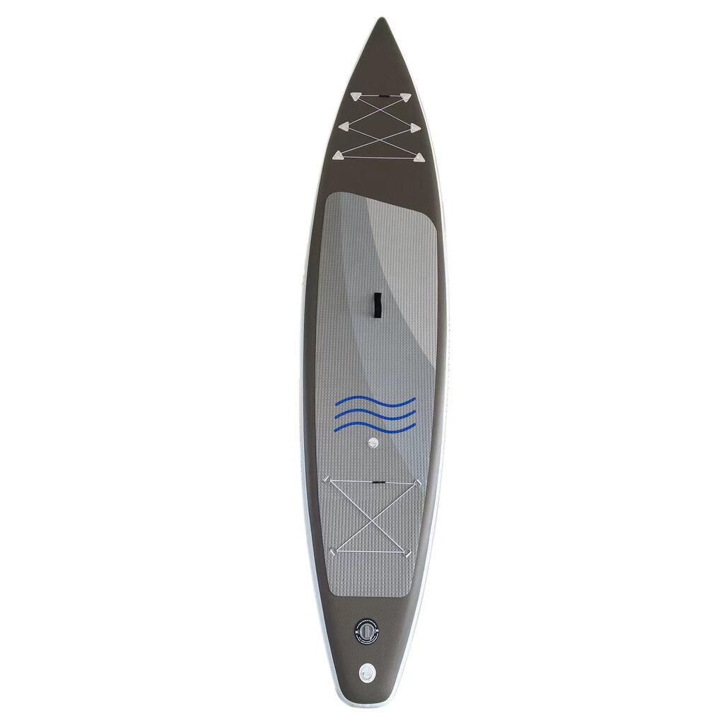 SUP-lauta melalla, Omimar, harmaa, 380x79x15 cm hinta ja tiedot | SUP-laudat | hobbyhall.fi