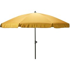 Puutarhasateenvarjo 200cm, keltainen hinta ja tiedot | Aurinkovarjot ja markiisit | hobbyhall.fi
