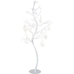 LED-valo koristepuu valkoinen 0,81W 40x100cm Decora 860-70 hinta ja tiedot | Pöytävalaisimet | hobbyhall.fi