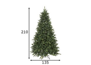 Koristeellinen joulukuusi 135x210cm Bergen 608-45 hinta ja tiedot | Joulukuuset ja kranssit | hobbyhall.fi