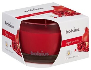 Tuoksukynttilä Bolsius True Scents Pomegranate hinta ja tiedot | Kynttilät ja kynttilänjalat | hobbyhall.fi