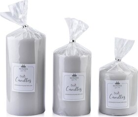 Kynttilä Classic Candles Grey M, 14 cm hinta ja tiedot | Kynttilät ja kynttilänjalat | hobbyhall.fi